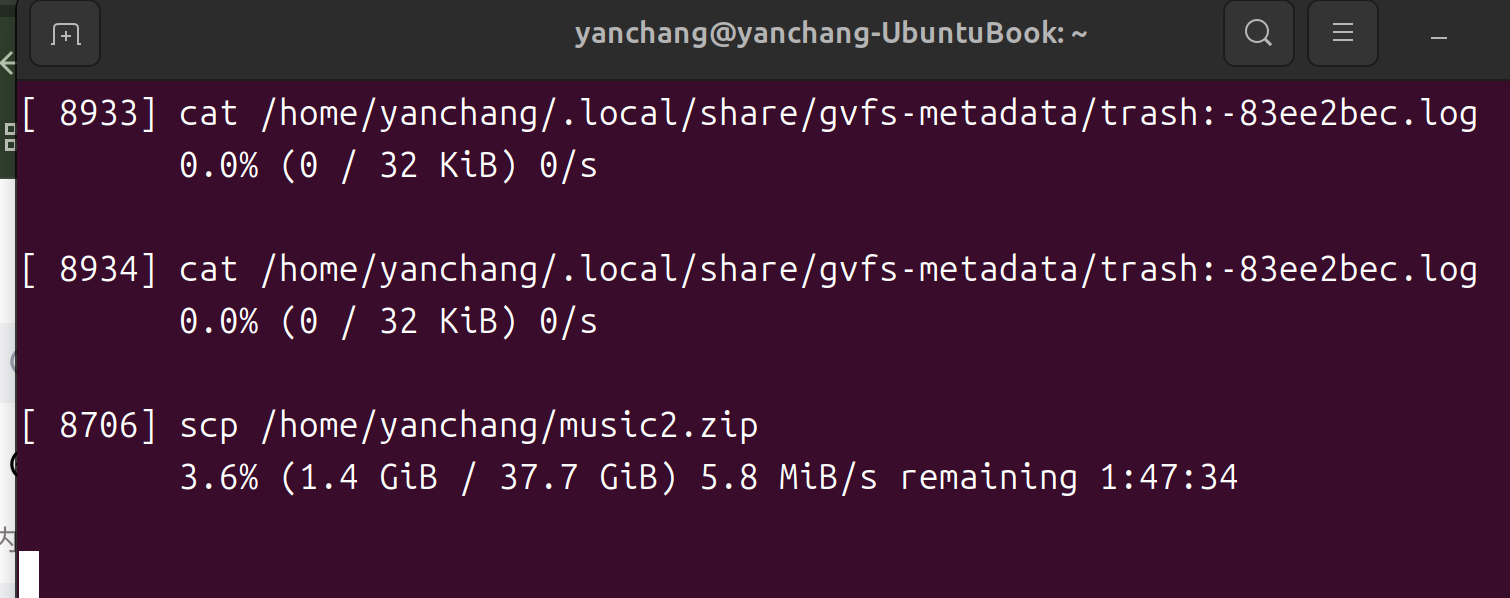 Linux 下的神奇小工具 Progress，给运行中的 cp/mv 加上进度条